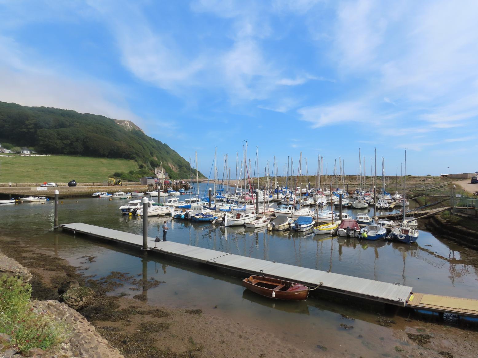 Boats in Axmouth Harbour