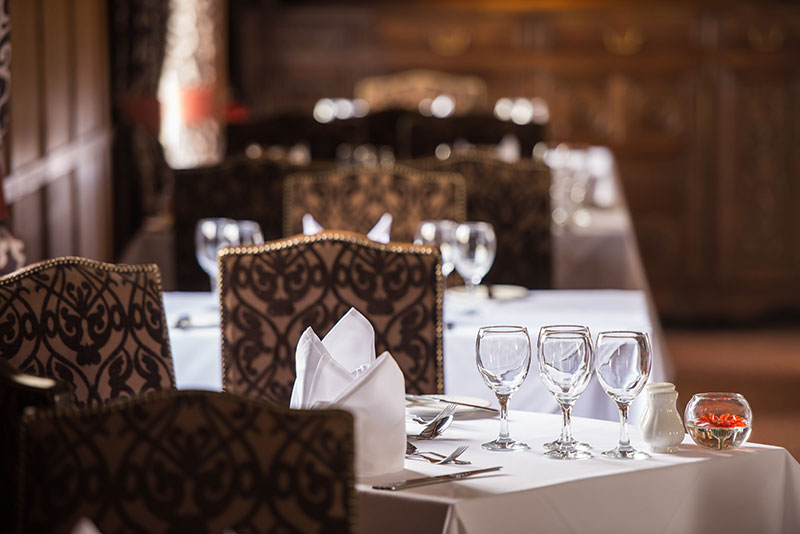 Oak Room Restaurant- The Royal Lion Lyme Regis