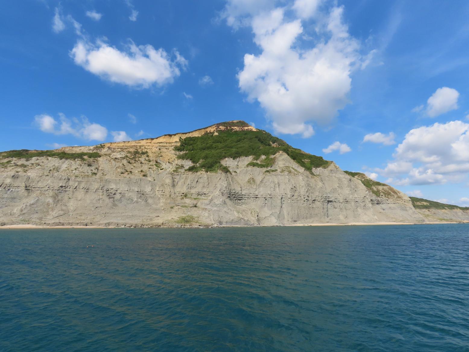 Golden Cap viewed from the sea