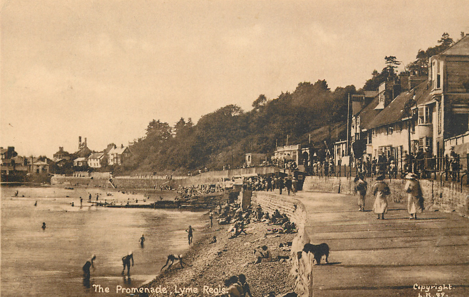 Marine Parade, Lyme Regis circa 1937