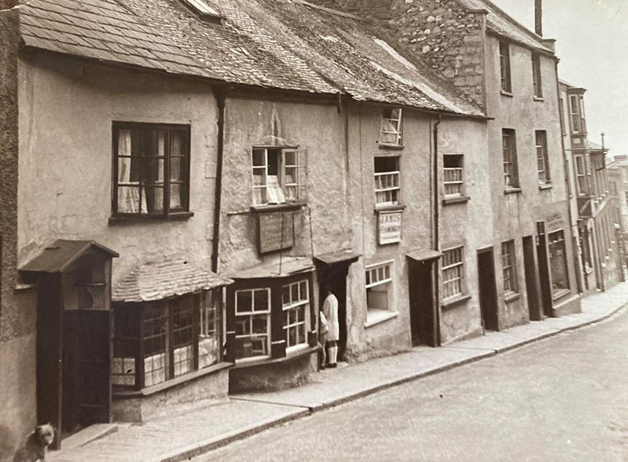 Vintage photograph of Silver Street, Lyme Regis