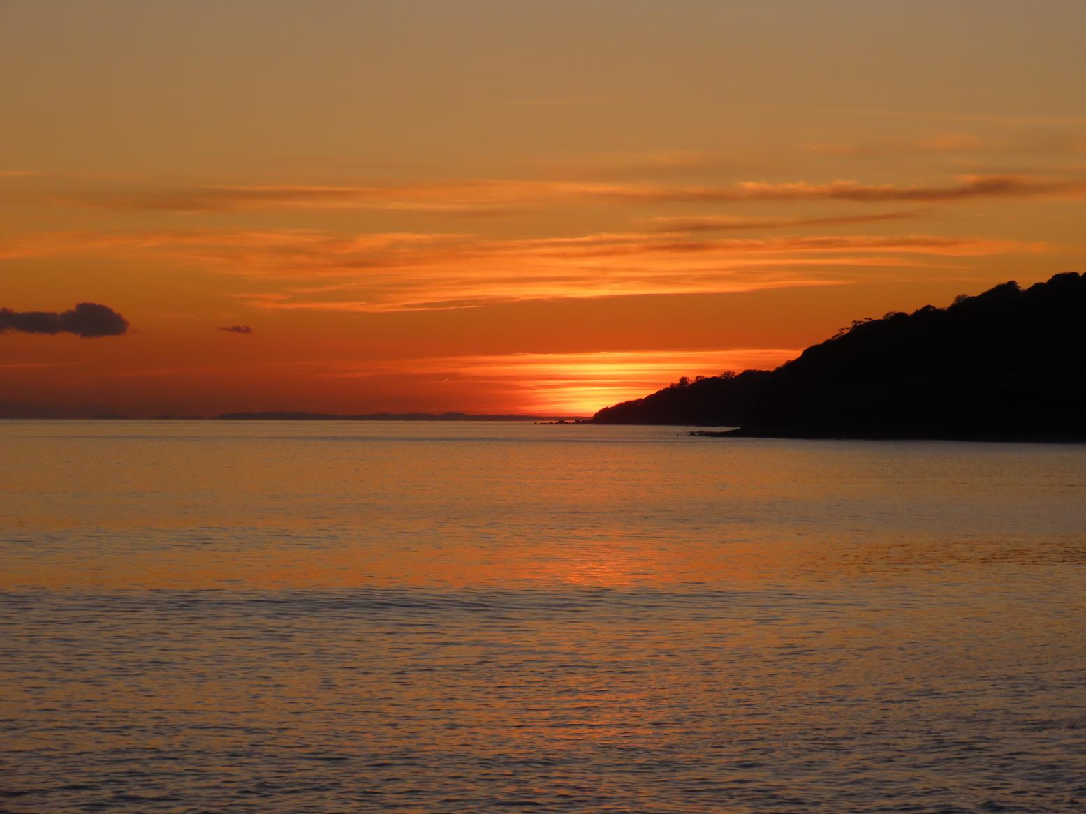 Sunset from the Cobb, Lyme Regis