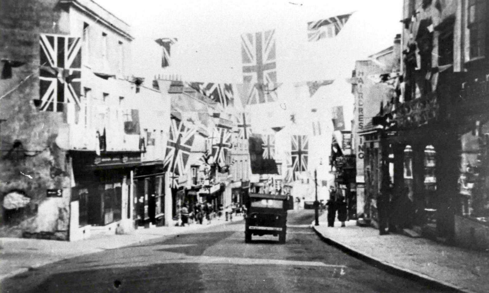 VE Day 1945 in Lyme Regis