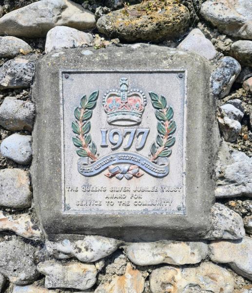 The Queen's Silver Jubilee Trust Award plaque