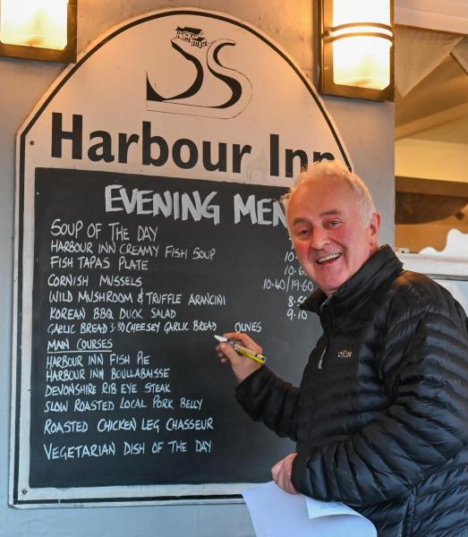 Mark Oldfield who runs the Harbour Inn