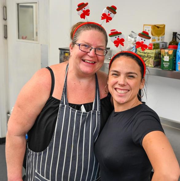 Sammie Collings and Emma Blackmore