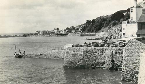 Gun Cliff, Lyme Regis circa 1950s