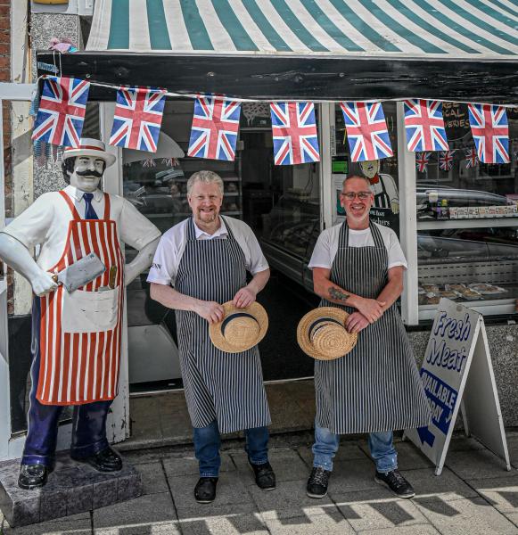 Glenn & Dave of Lyme Regis Butchers