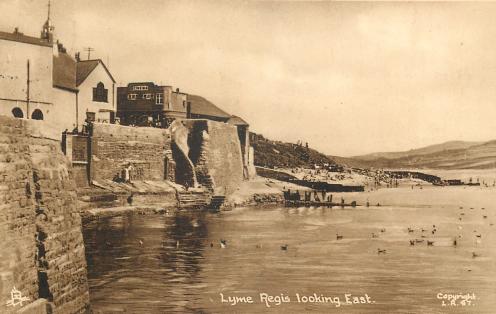 Gun Cliff, Lyme Regis circa 1937
