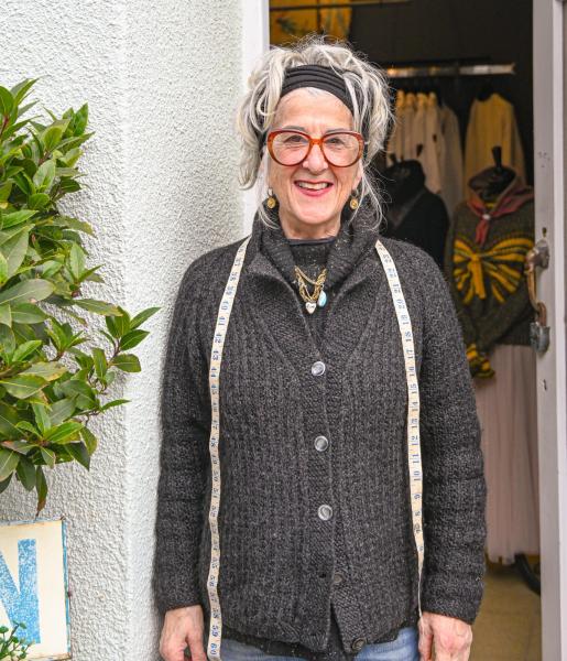 Nicola Kathren of Kathrens Rare Knitwear