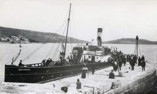 PS Victoria at Lyme Regis 1913