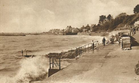 The seafront, Lyme Regis circa 1937